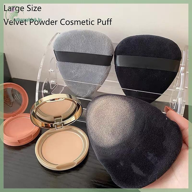 STHB 1 Peça Grande Formato De Gota Veludo Cosméticos Puff Feminino Esponja De Maquiagem Macia Base Creme Beleza Ferramen — imagem 2 de 2