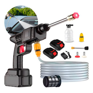 Lavadora Lava Jato Portátil Alta Pressão 2 Baterias + Maleta Preta 127/220V 50/60Hz Compacta em Oferta na Shopee