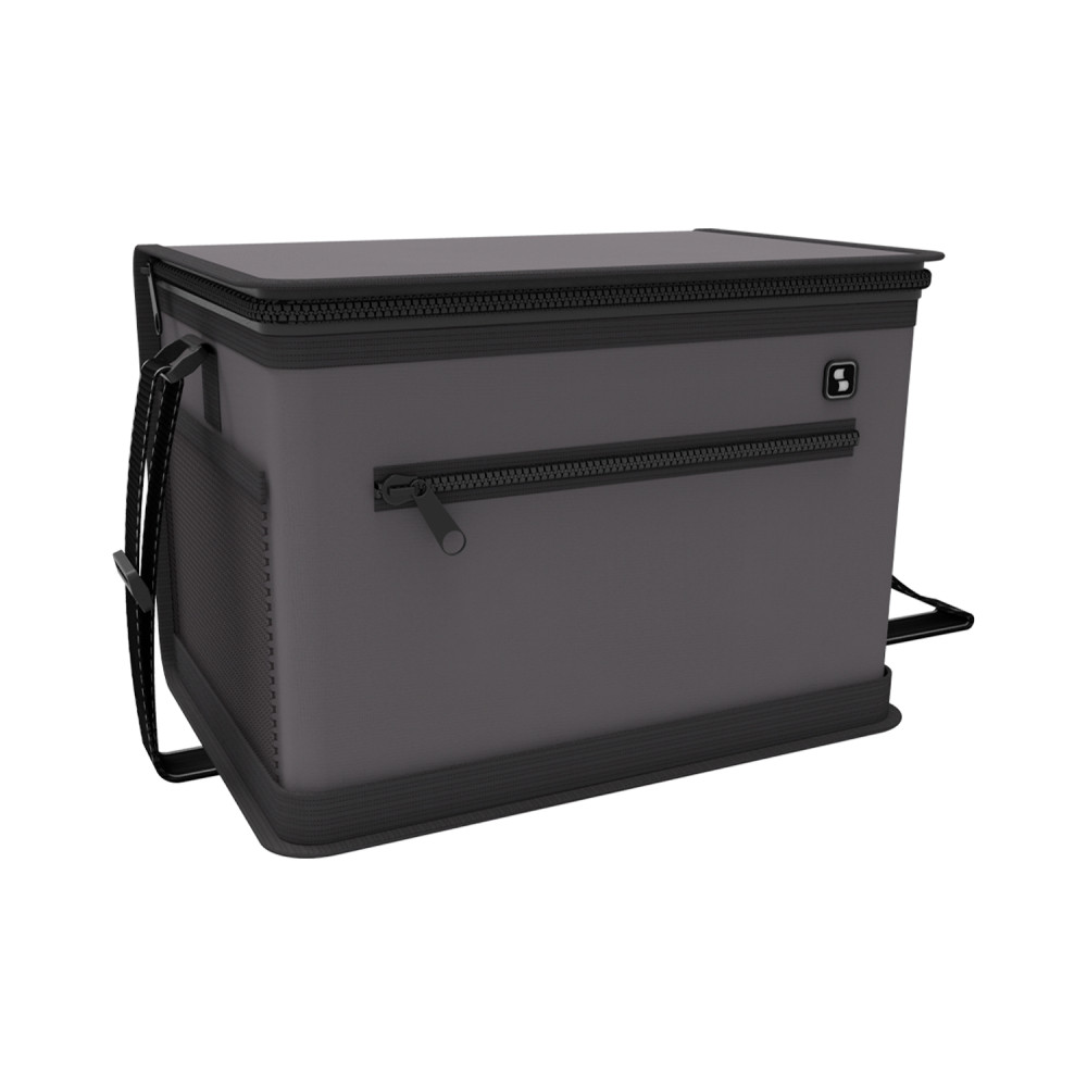 BOLSA TÉRMICA TROPICAL 20L PRETA/CINZA SOPRANO