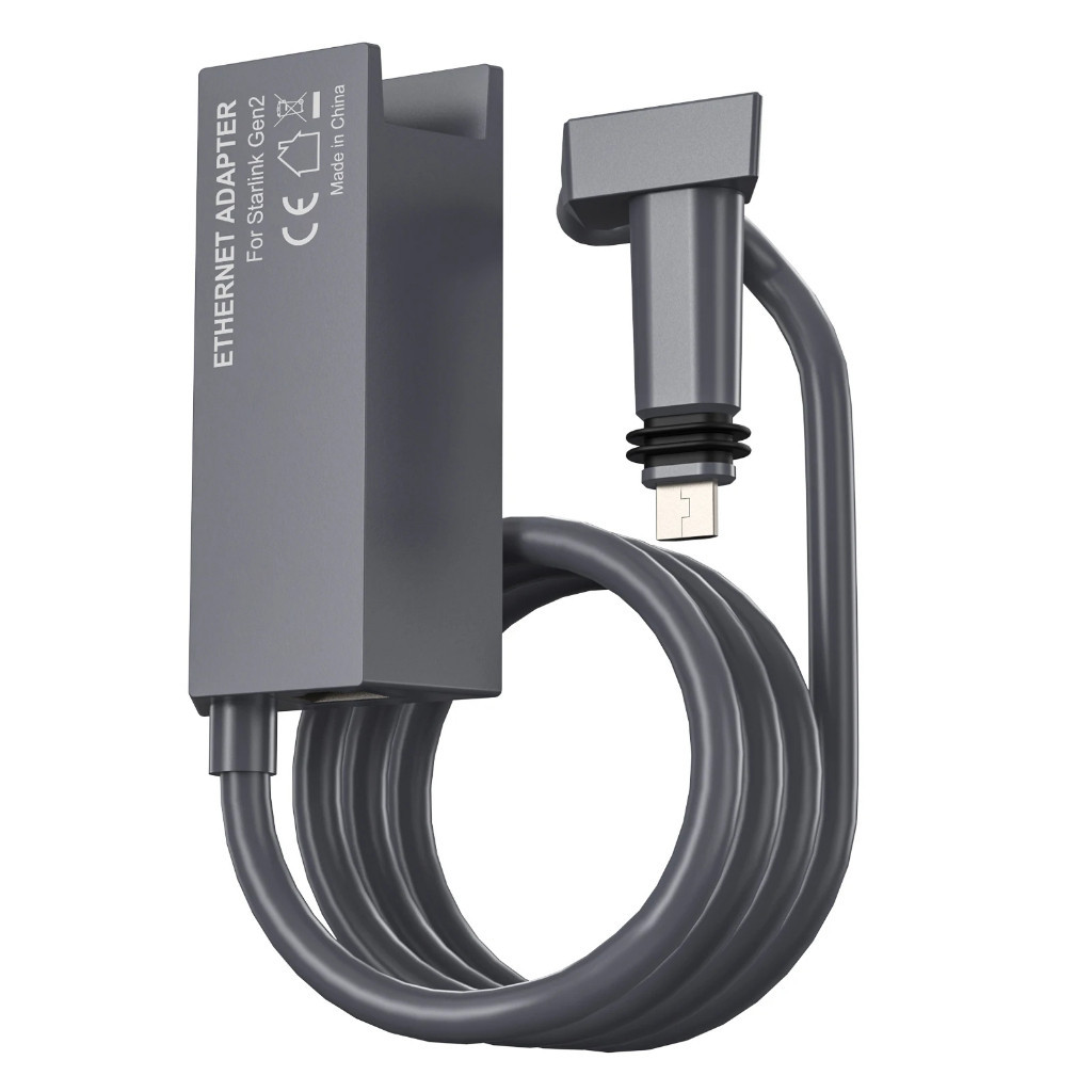 Adaptador Ethernet Starlink V2 Compatível Com Starlink Satelite Acessório