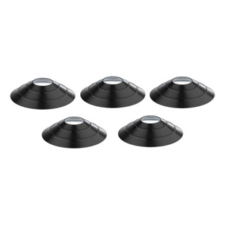 Kit 05 Chapéu Chines Cone Treino Funcional 20cm Preto em Oferta na Shopee