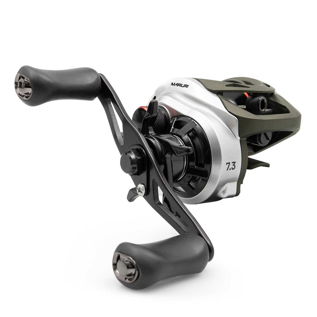 Carretilha de Pesca Maruri Attack Esquerda 7.3:1 6 Rolamentos Pesca Esportiva Traíra Robalo
