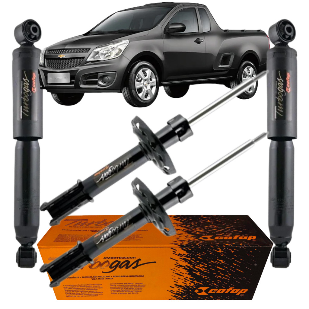 Kit 4 Amortecedor Dianteiro Traseiro Montana 2010 a 2021 Cofap em Oferta na Shopee