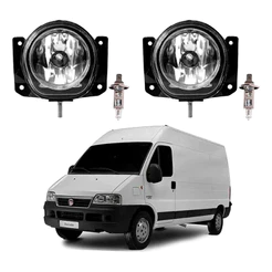 Par Farol Milha Lampada Fiat Ducato 2.8 2009 A 2017