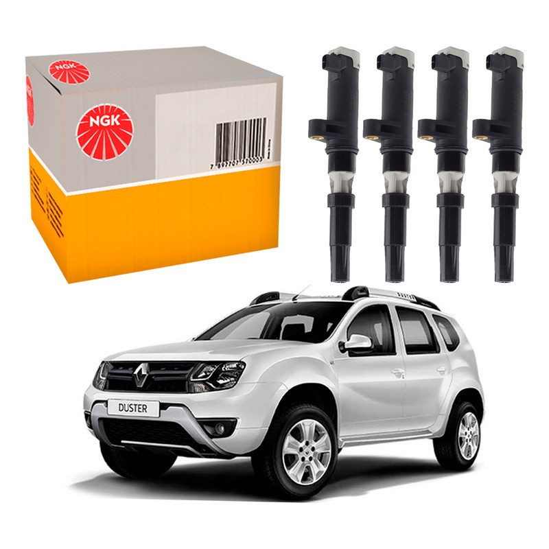 Bobina Ignição Ngk Duster 2.0 16v F4r 2017 A 2021