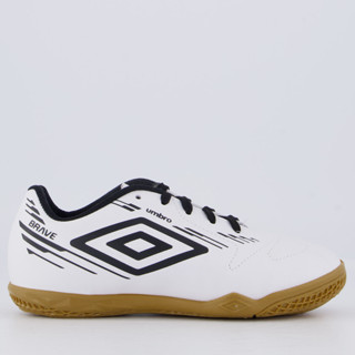 Chuteira Umbro Brave Futsal Juvenil Branca em Oferta na Shopee