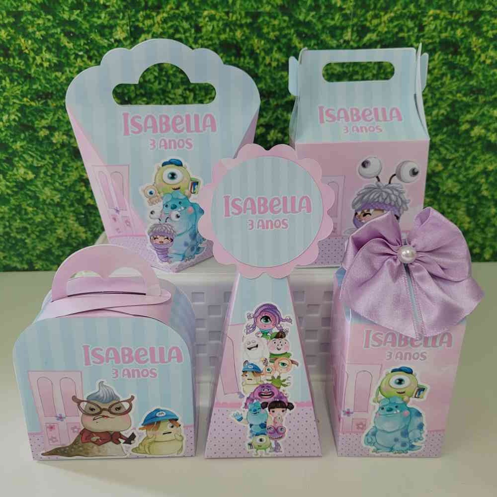 Kit Festa Monstros SA - Lembrancinhas de Aniversário Monstros