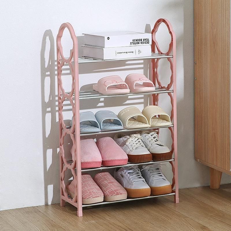 Sapateira  20 Sapatos Desmontável com 5 Prateleiras Estante Vertical 10 Pares Organizador Tênis