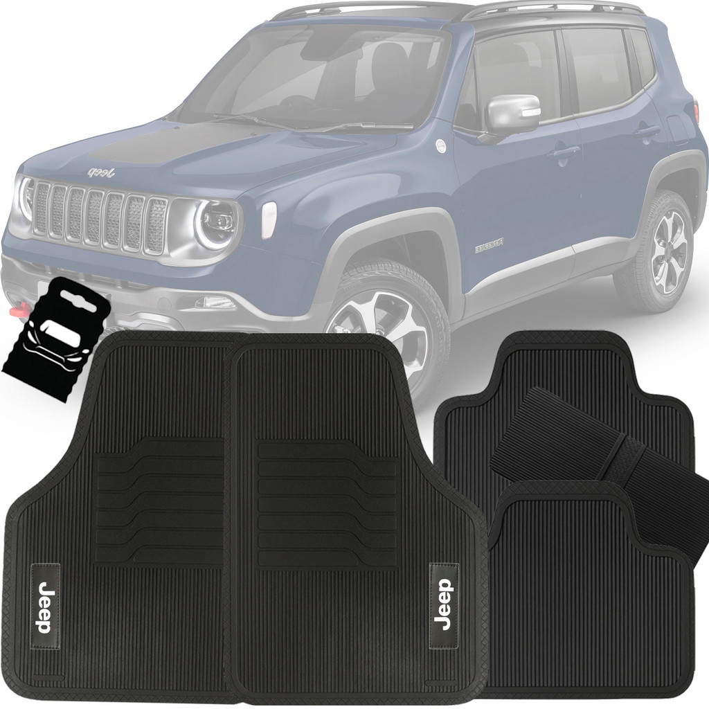 Tapete Carro Personalizado Jeep Renegade 2015 2016 2017 2018 2019 2020 2021 22 23 2024 2025 Borracha em Oferta na Shopee