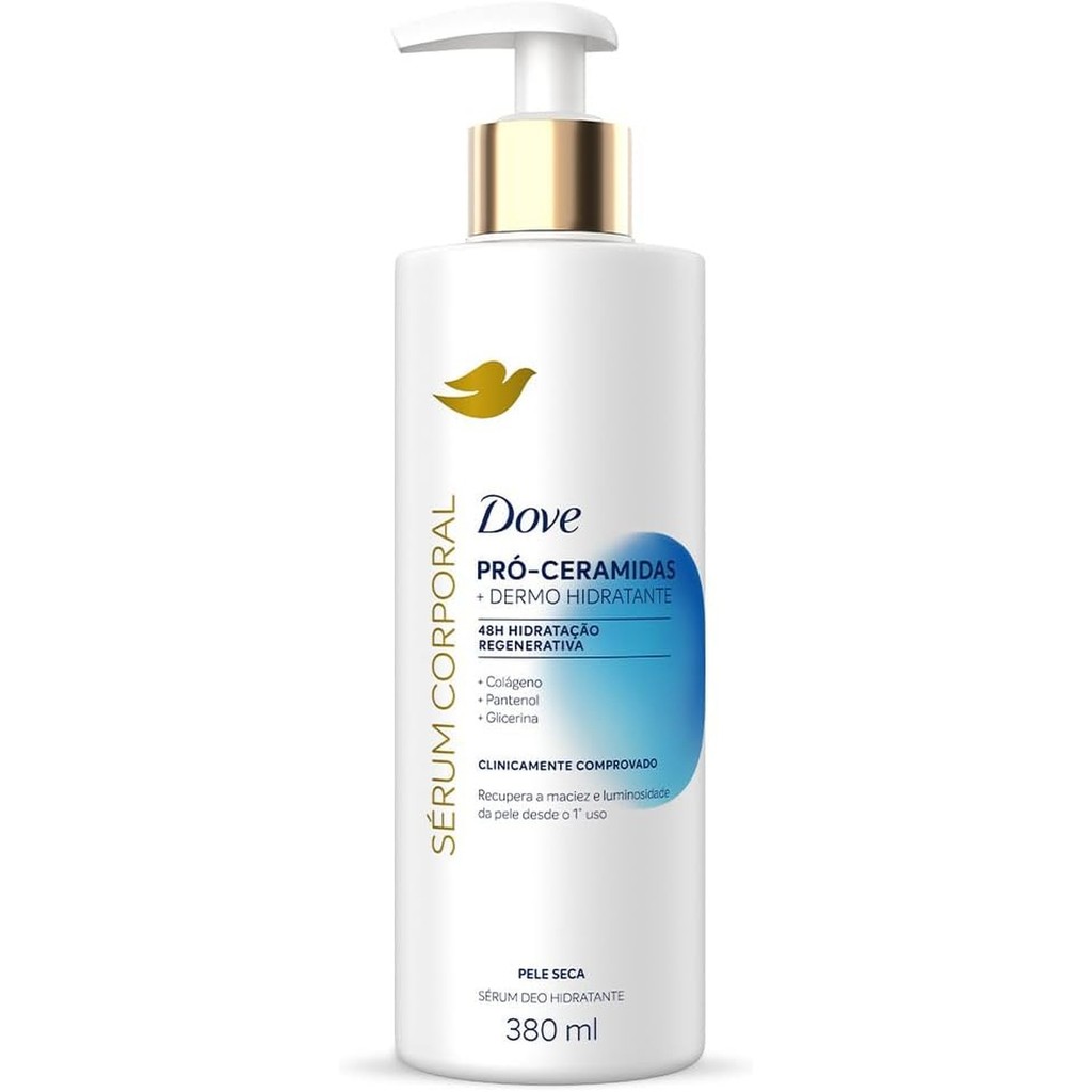 Dove Sérum Corporal Pró-Ceramidas + Dermo Hidratante Pele Seca 380ml