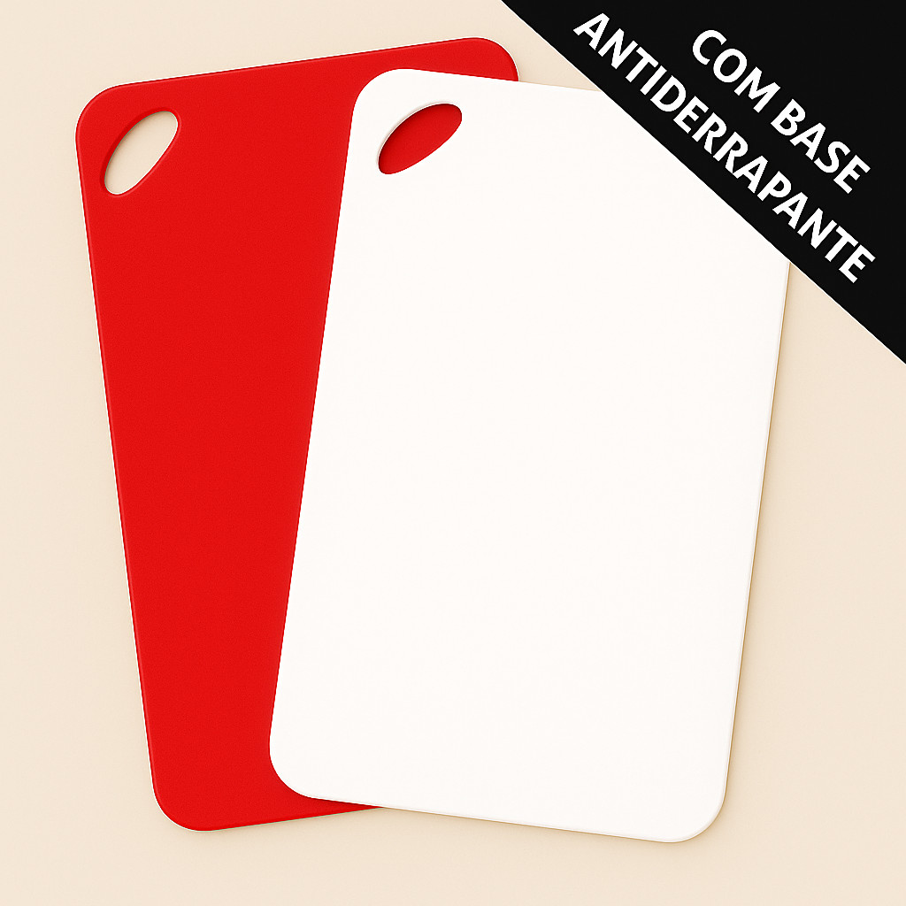 Tábua de Corte Flexível Antiderrapante 20x33cm Leve Dobrável - ENVIO RAPIDAMENTE