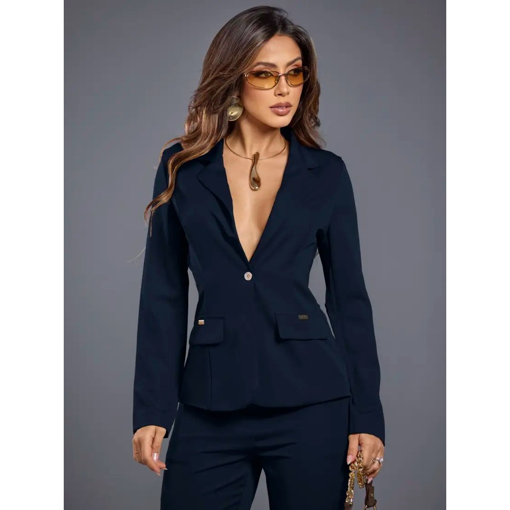 Conjunto Calça e Blazer Elegante Empório Pit Bull 90564