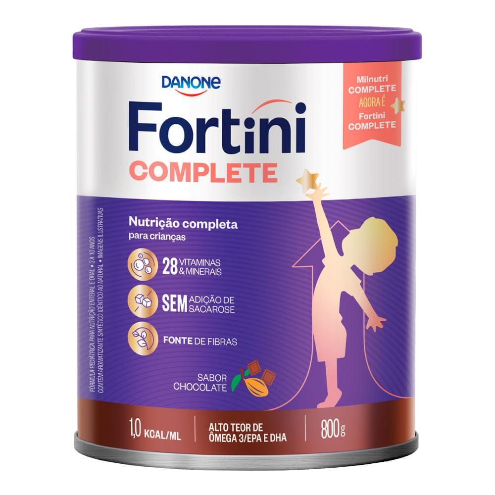 Fortini Complete Chocolate 800g em Oferta na Shopee