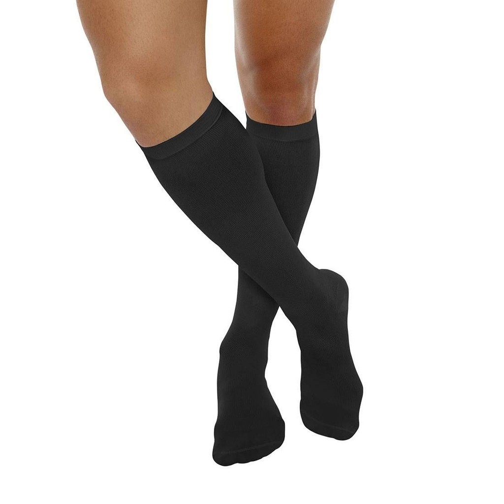Kit 2 Pares Meia de Compressão Kendall 3/4 15-20 mmHg Masculina em Oferta na Shopee