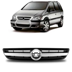 Grade Radiador Zafira 2003 2004 2005 2006 2007 2008 2009 2010 2011 Preto C/friso Cromado