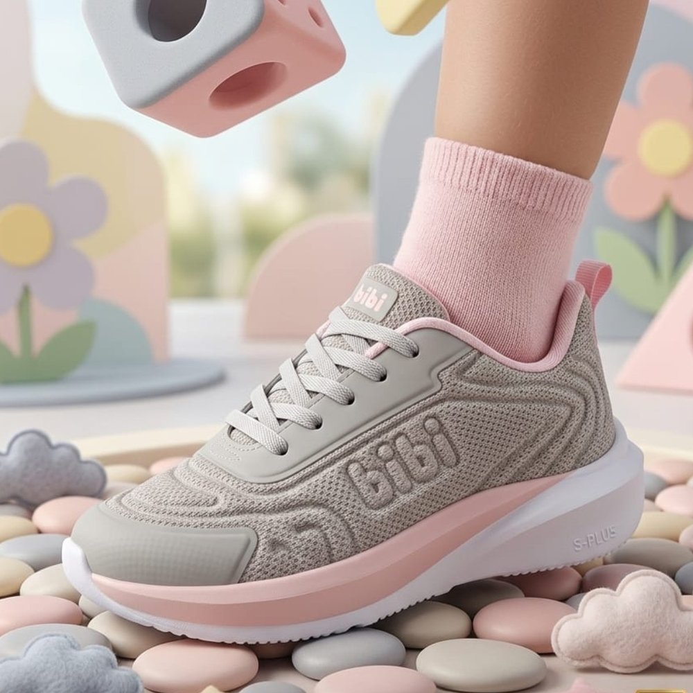 Tênis  Infantil  Casual Feminino Bibi Volt 2.0 - Cinza
