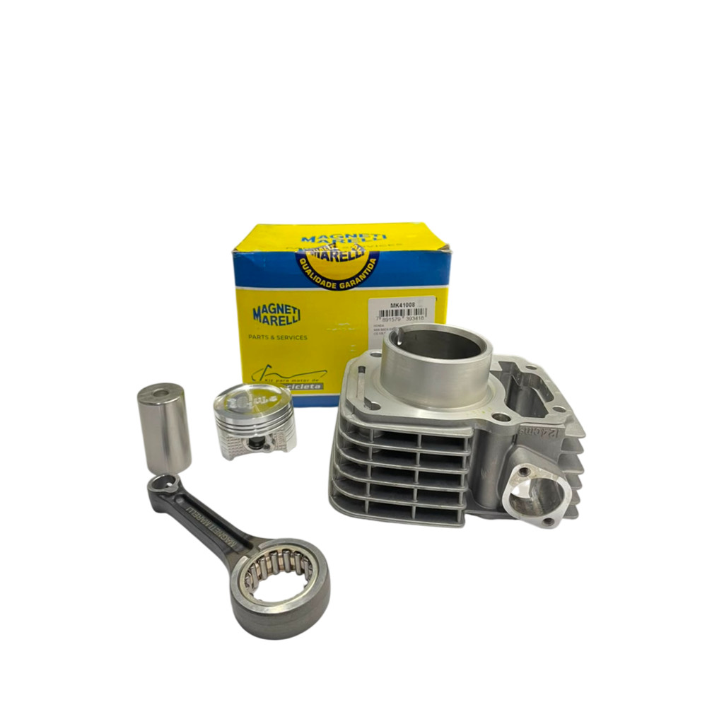 Kit Cilindro Pistão Anéis Biela Para Honda Fan 125 2009 a 2015 / Bros 125 2013 a 2015