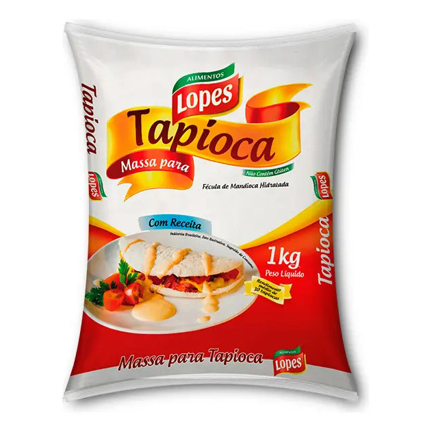 Lopes Massa para Tapioca Pronta  - 1kg