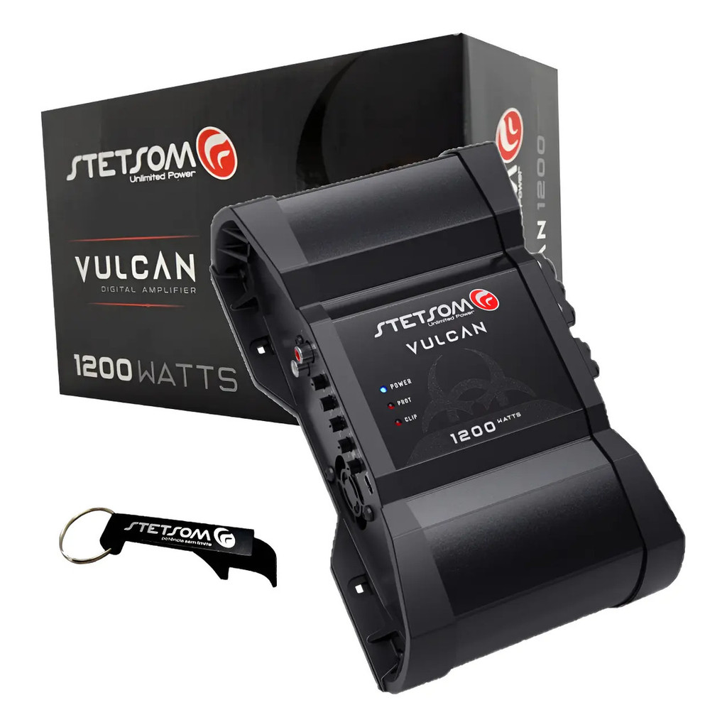 Módulo Stetsom Barra Vulcan 1200 Rms Mono 2 Ohms Crossover