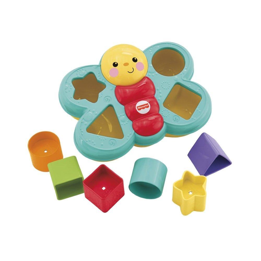 Brinquedo Encaixa Borboleta Fisher-Price CDC22 6 Peças