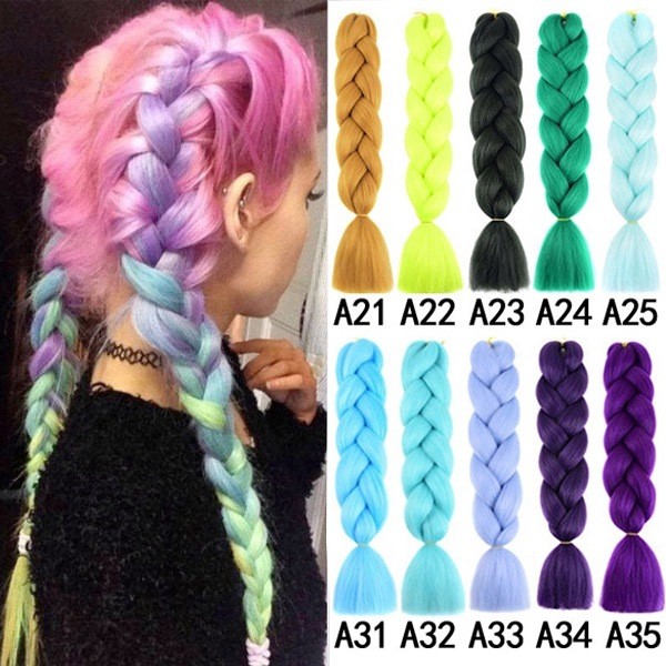 Trança escondida trança maior senhoras corda suja colorido trança peruca trança extensão trança gradiente peruca cabelo