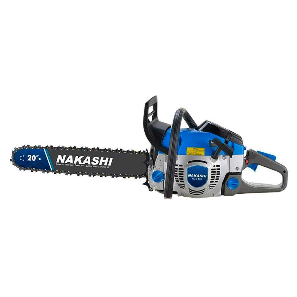 Motosserra a Gasolina 65.1cc 2 Tempos 20" com Carburador NCS 650 Nakashi