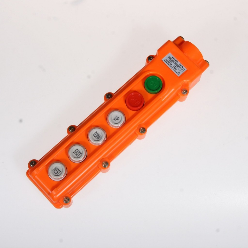 Controle remoto COB-62A para talha elétrica, botão de operação, interruptor e manípulo de controle para talha elétrica.