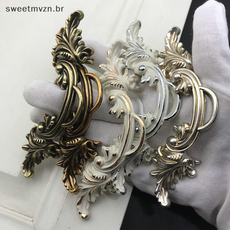 sweetmvzn Puxador De Armário Vintage , Gaveta Estilo Antigo Para Mesa Antiga , Cômoda , Etc . , Móveis BR