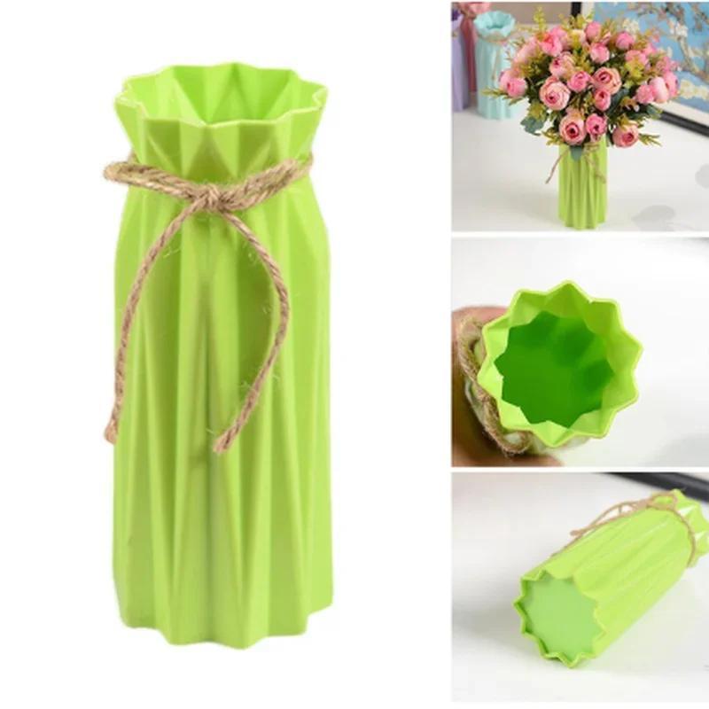 Vaso De Plástico , Estilo Flores De Cerâmica De Imitação , Cesta , Decoração De Casa Incluídas , Não Na Imagem