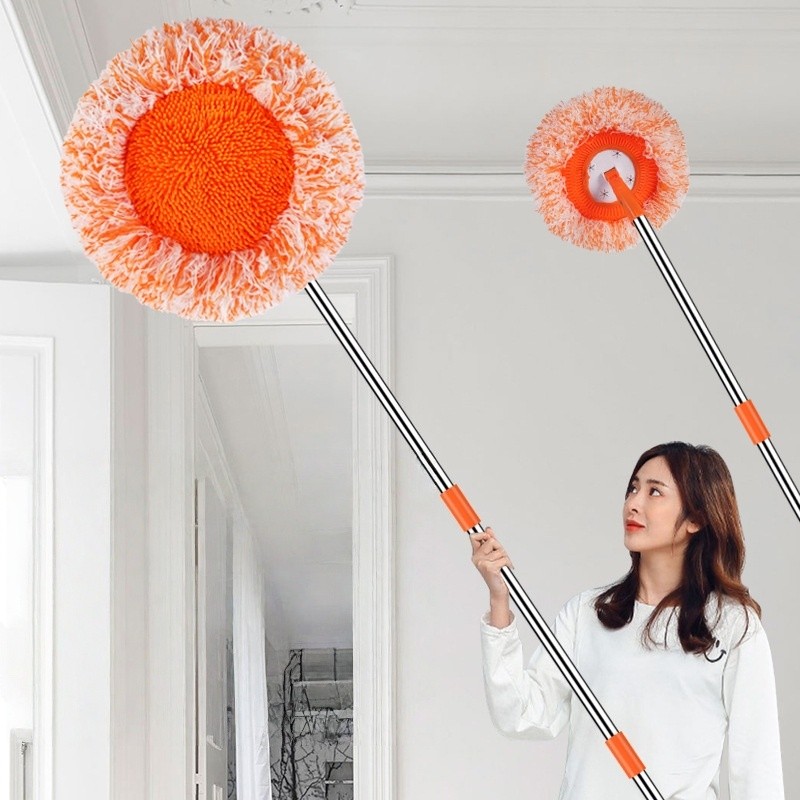 Esfregão Mop Esfregão Giratório Automático Para Limpeza De Piso Escova De Limpeza De Poeira