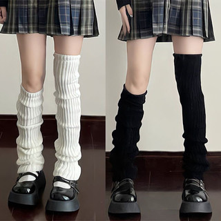 70cm Sobre O Joelho Japonês JK Uniforme Polainas Coreano Lolita Inverno Menina Mulheres Malha Bota Meias Pilha Até Pé Aq
