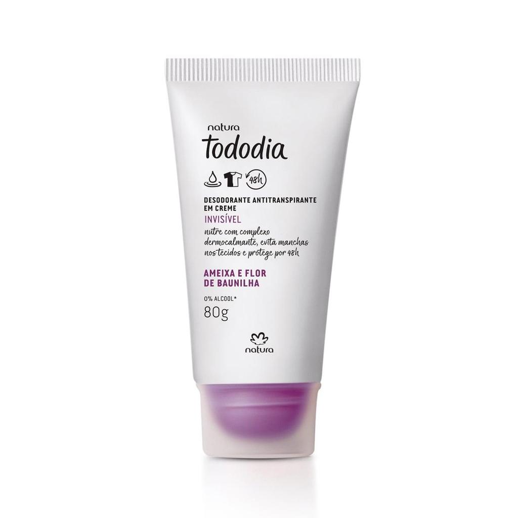 Desodorante em Creme Natura Tododia Ameixa Flor de Baunilha