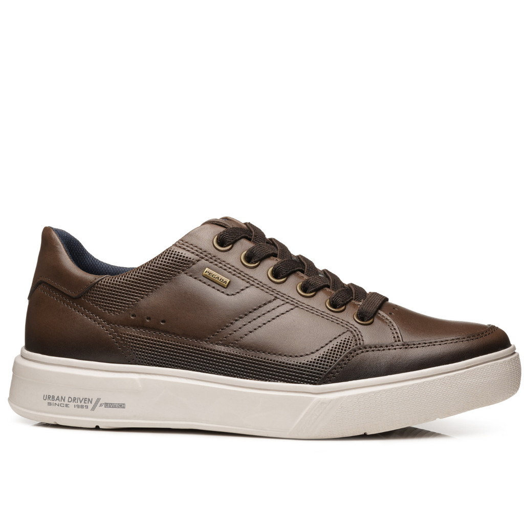 Sapatenis Couro Masculino Pegada Original 111909-03 