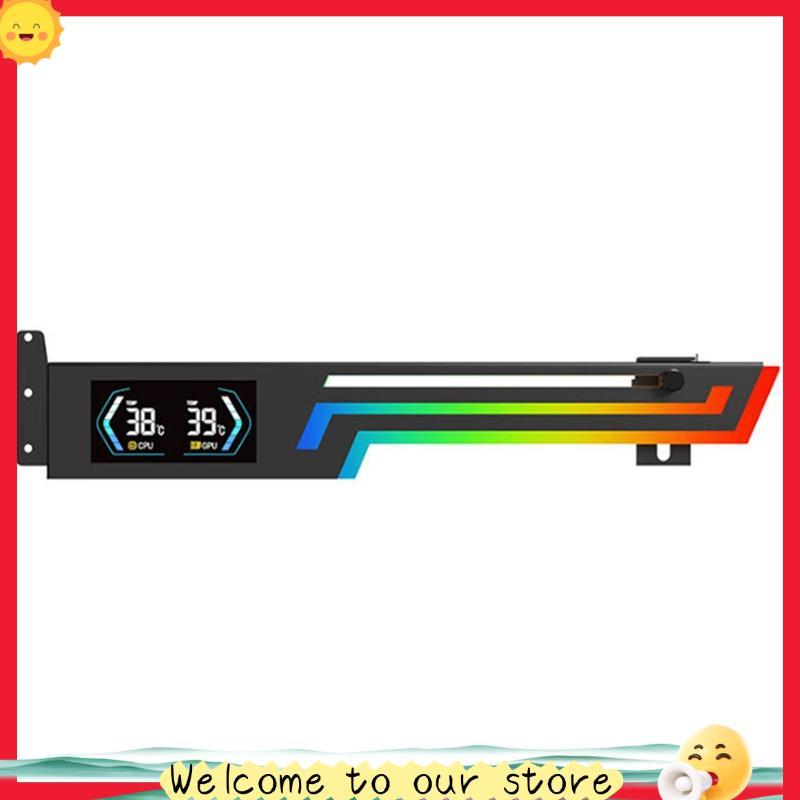Nobleflyingsassoon1 Suporte Para Placa Gráfica Z-X6 Display De Temperatura 5V 3PIN AURA SYNC Altura Ajustável