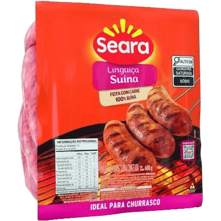 Linguiça suína Seara 600g