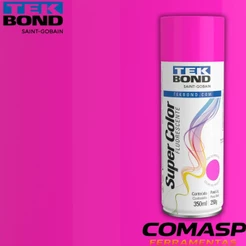 Tinta Spray Uso Geral Rosa Fluorescente TekBond 350 ML250G