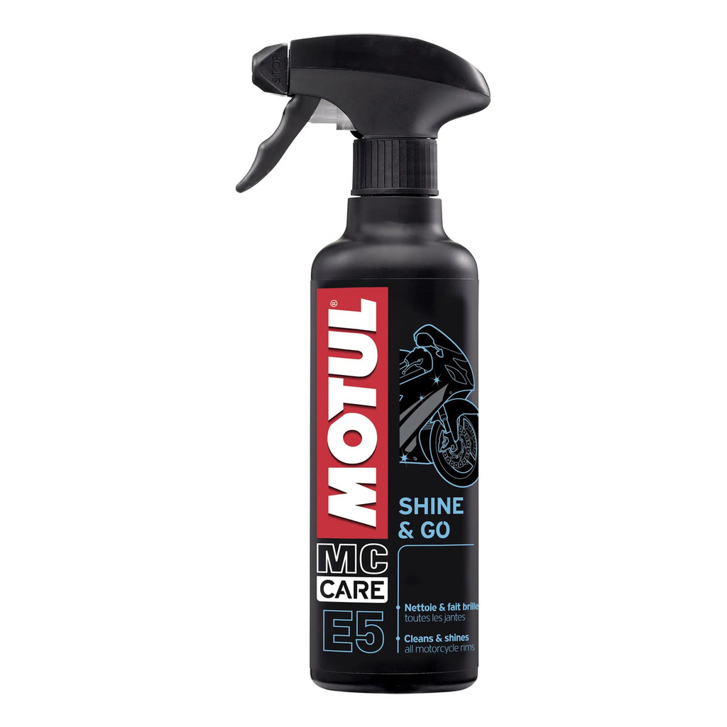 Acabamento E Brilho Moto Motul Mc Care E5 Shine & Go 400 Ml
