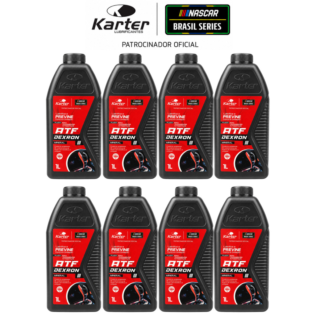 Kit 8 Óleo Transmissão Automática Karter 1L