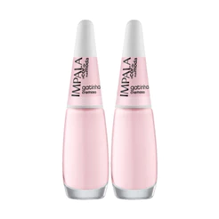 Kit 2 Esmalte Impala A Cor Da Moda Gatinha Cremoso Manicure