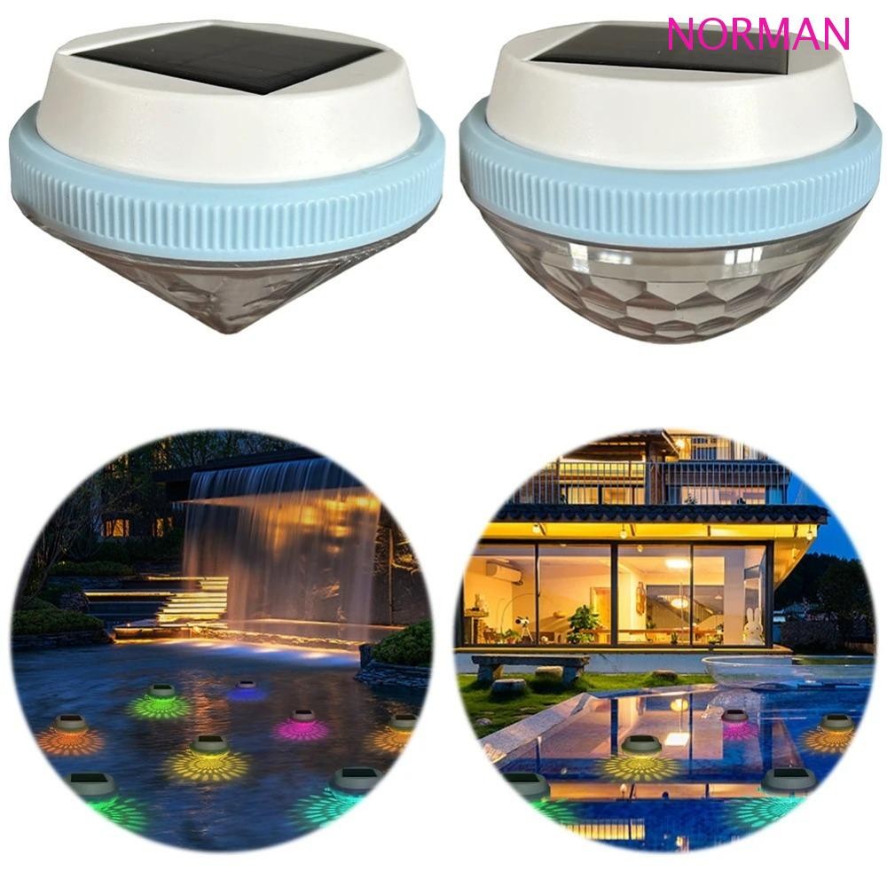 Luzes Flutuantes Movidas A Energia Solar NORMAN , De Piscina Recarregáveis Vibrantes , Lâmpada Brilhante Subaquática LED em Oferta na Shopee