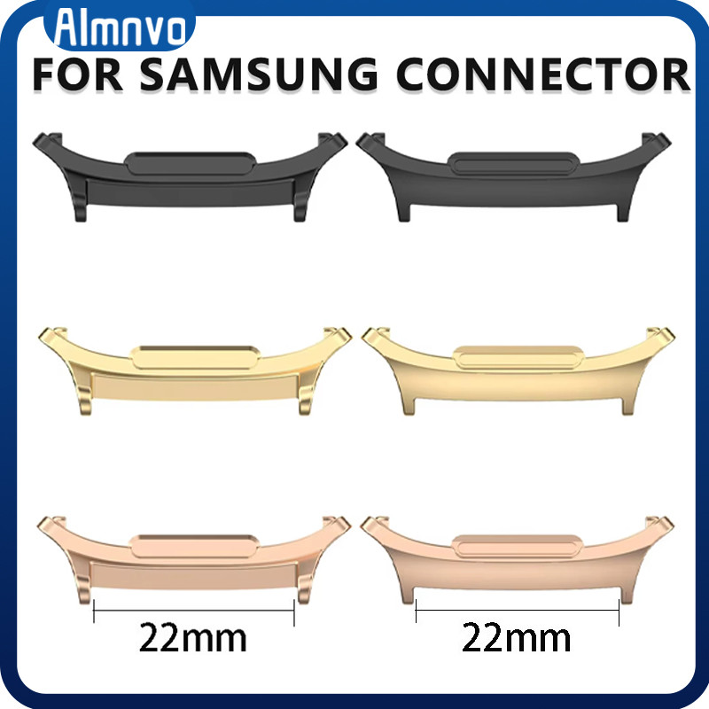 Connector De Aço Inoxidável for Relógio Smartwatch Samsung Galaxy Watch Ultra 47mm Pulseira Adaptador De Conexão De Aço