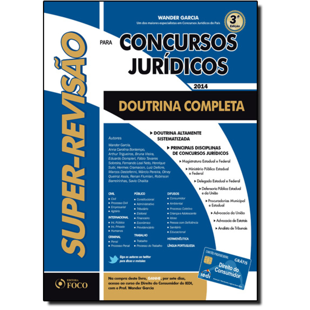 Super Revisão Para Concursos Jurídicos: Doutrina Completa