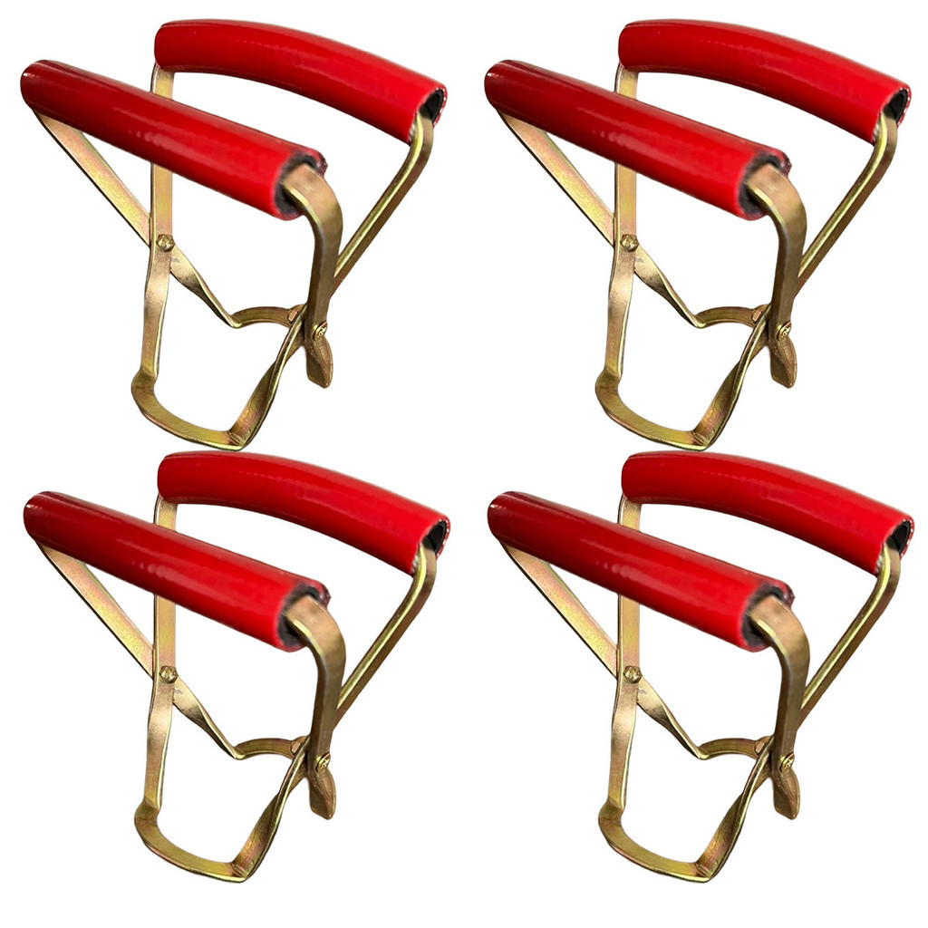 4 Alça Pegador Galão Garrafão De Água 10 E 20 Litros Oferta. vermelho