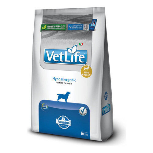 Alimento Vet Life Natural Canine Hypoallergenic Mini 10.1kg