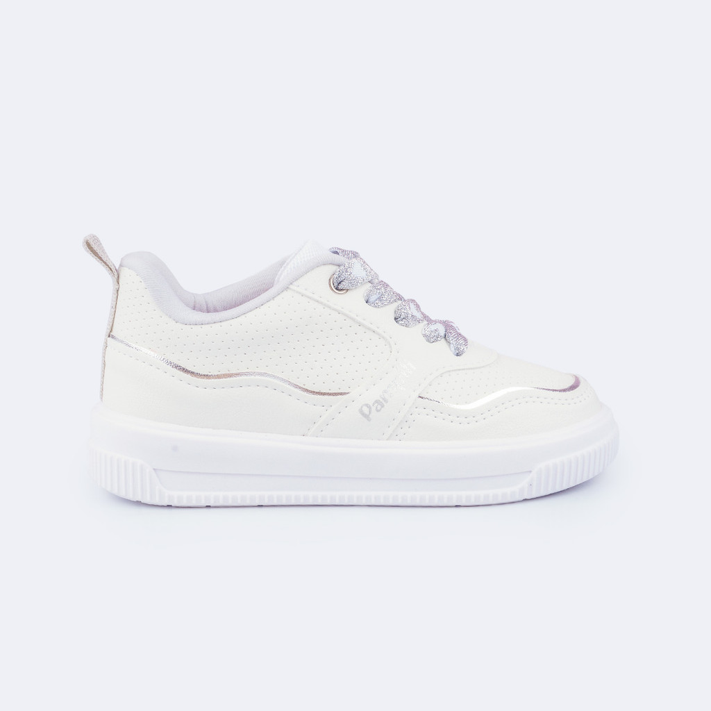 Tênis Infantil Feminino Up Personalizado Branco Pampili em Oferta na Shopee