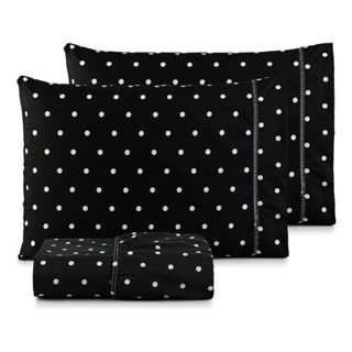 Jogo De Lençol Casal 3 Peças 100% Algodão - Percal 200 Fios em Oferta na Shopee