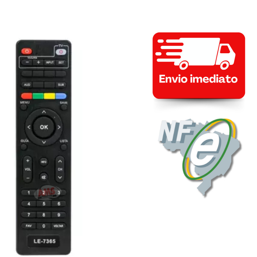 Controle Remoto Receptor Multi Multilaser GS0641