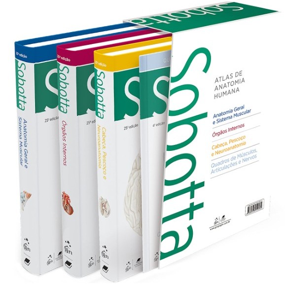 Sobotta: Atlas de Anatomia Humana - 3 Volumes