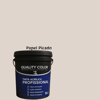 Tinta Papel Picado Acrílica Profissional 20KG 16L para Parede Interna - Alta Cobertura e Rendimento em Oferta na Shopee
