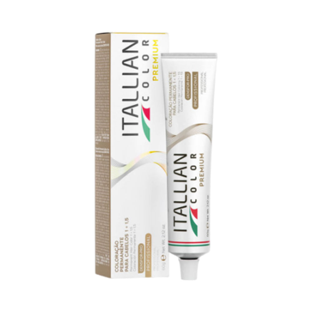 Detalhes do Coloração Itallian Color Premium 8.89 Louro Claro Pérola 60g
